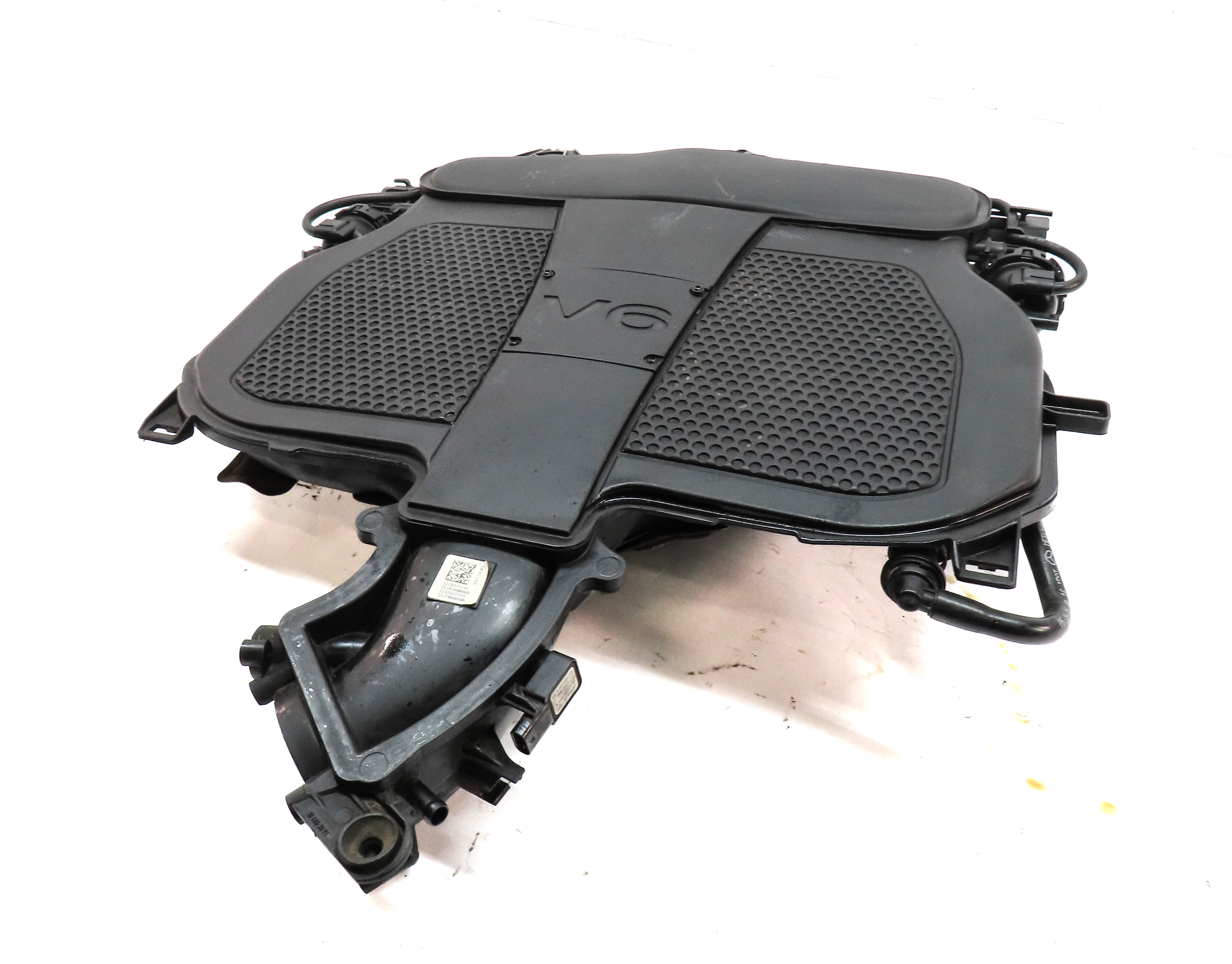 12-18 MERCEDES C E GLK (W204 W207 X204) 3.5L M276 ENGINE UPPER INTAKE MANIFOLD — exact item pictured